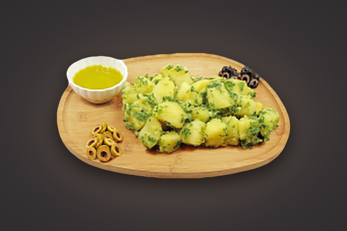 Salade du Jardinier — Pommes de terre vapeur, persil frais, ail et huile d'olive